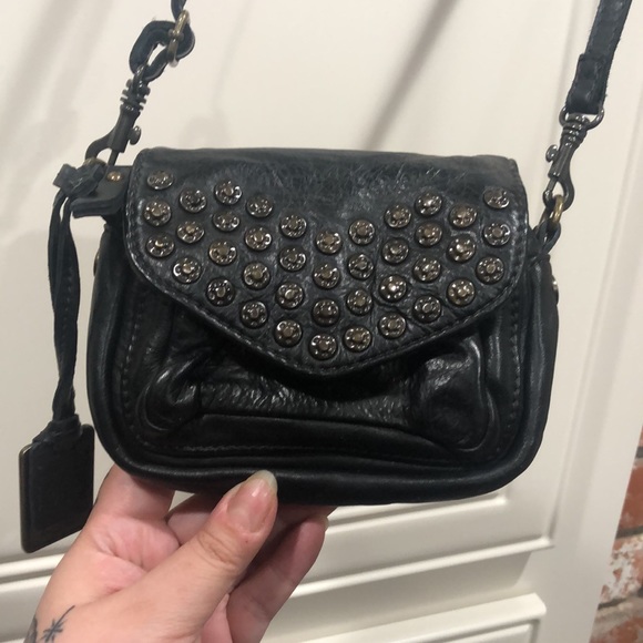 EUC frye mini crossbody bag studded - Picture 2 of 10